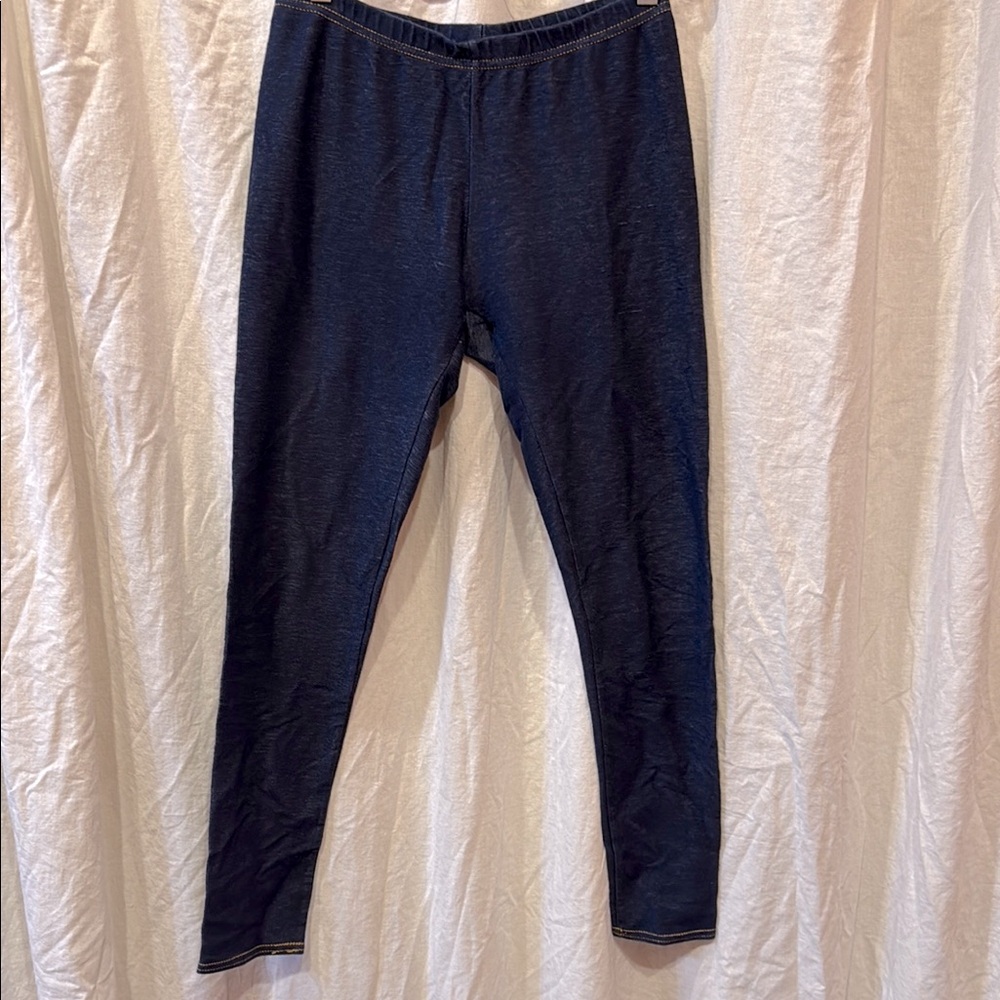 ⚜️ SEE YOU MONDAY denim inspired legging sz M